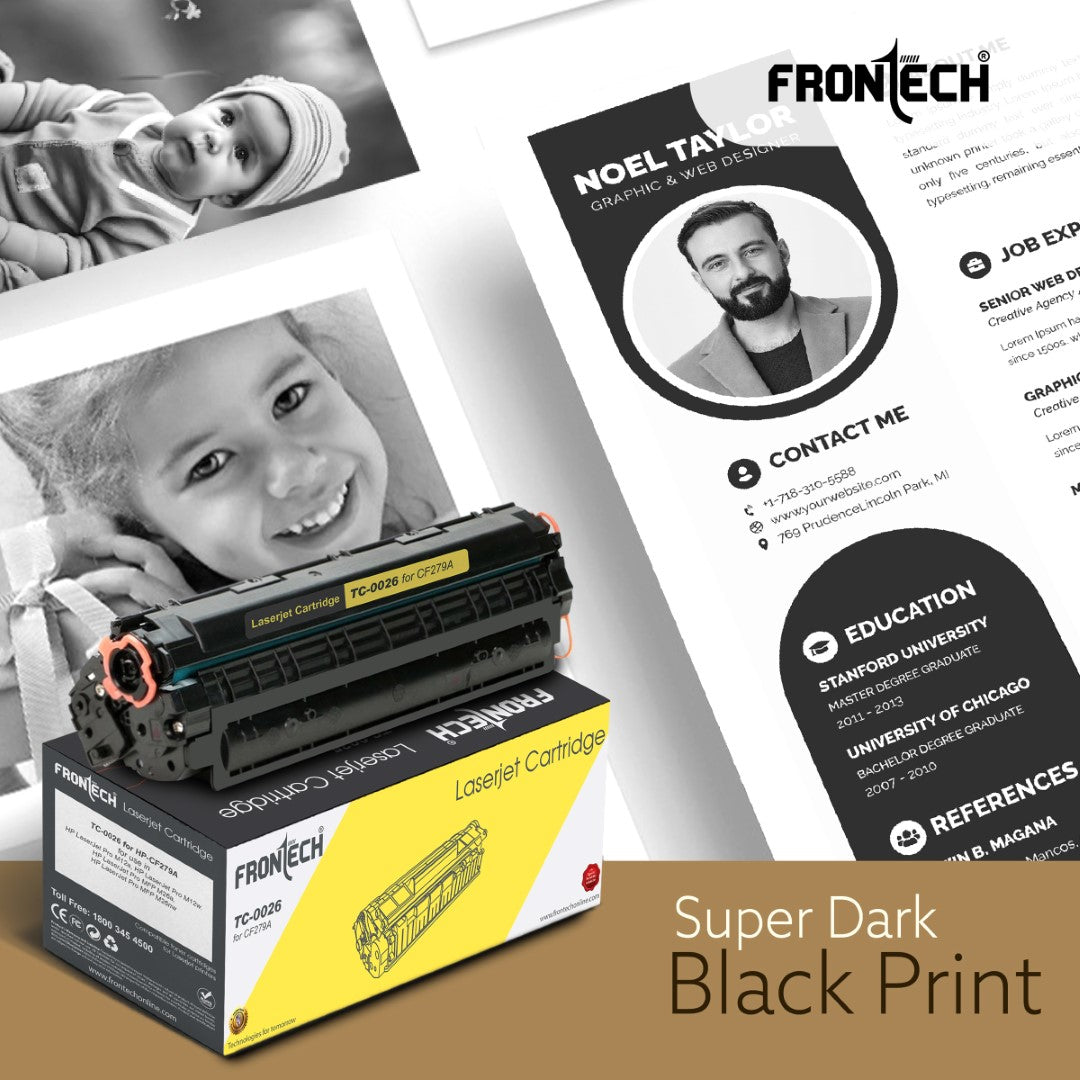 Frontech CF279A Toner Cartridge | Compatible with HP LaserJet Pro M12 & MFP M26 Series (TC-0026) Frontech CF279A Toner Cartridge | Compatible with HP LaserJet Pro M12 & MFP M26 Series (TC-0026)